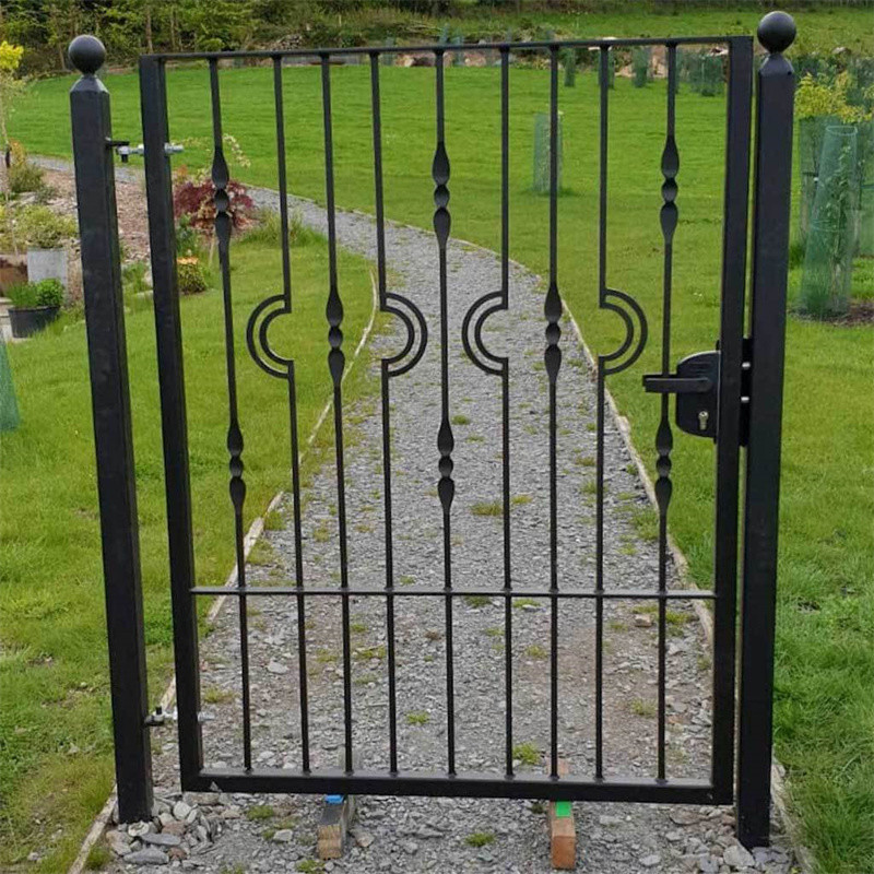 Outdoor Metal Stair Railing For Black Balcony Patio Cast Iron