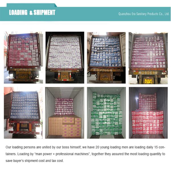 Hygienic Sanitary Napkins Private Label Feminine Disposable Menstrual Pads Thick Sanitary Pads for Heavy Flow