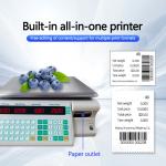 SOHE SHW-TMA Barcode Table Scale Cash Register Durable Stainless Steel Design