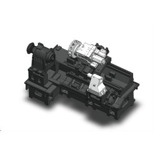 4 Axis Hydraulic System Cnc Vertical Lathe Compact Cnc Lathe With Mini Turning