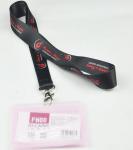 Decorative Reusable Woven Lanyards Personalized With Pvc Card Holder
