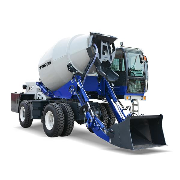 China High Efficiency Concrete Transit Mixer Self Loader Concrete Mixer Customization factory
