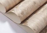 Classic Style Vinyl Golden Damask Pattern Wallpaper / WallCoverings Retro