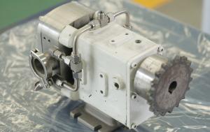 China ASME DIN Flange Rotary Lobe Pump Lobe Gear Pump Two Interacting Rotors factory