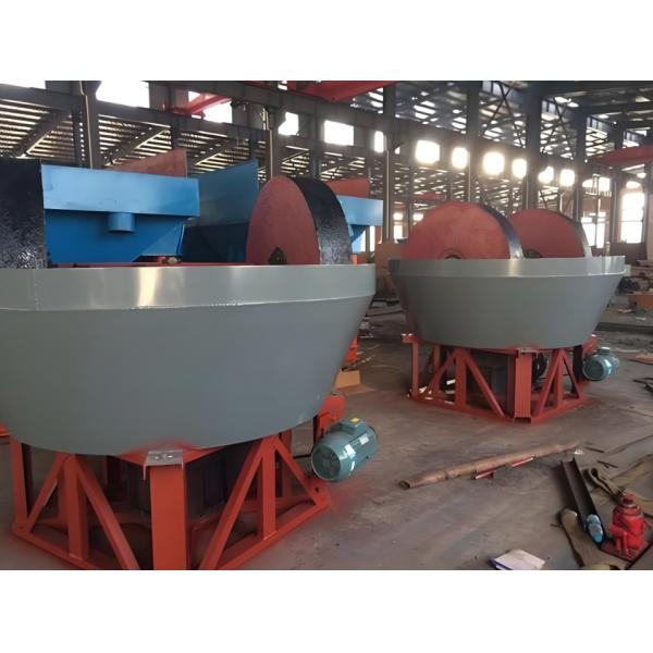 Wet Iron Ore Double Wheel Gold Grinding Machine Barite Quartz Grinding Machine