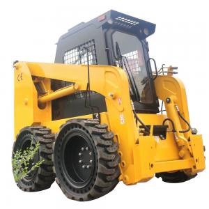 China HTS75 Hydraulic Skid Steer Machine With Bucket Grapple Attachment factory