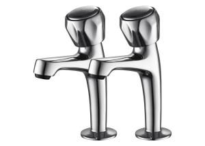 China Polished Brass Bathroom Mixer Taps Chrome Bath Mixer Tap Faucet factory