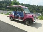 2022 Golf Cart Electric Tourist Bus Lithium Battery 2100 mm Wheelbase 155/65 R13