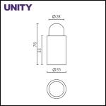 Stainless Steel Flush Bolt Door Accessories for Fire Door Different Length