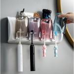 Toothbrush Holder with Toothbrush Dispenser-Multifunctional Wall Mounted Space