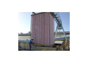 China Cement Factory Pleated Filter Bag Low Energy Consumption , Filter Bag Cage Seal Ring Collar factory