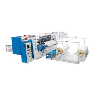 China ZOLYTECH mattress machinery WV12 1200rpm multi-needle quilting machine chain stitch for quilts factory