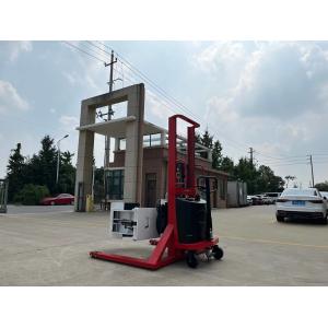 Cost Effective Semi Electric Roll Stacker Manual Push With Electric Lift For