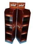Lightweight Retail Shop Cardboard Floor Standing Display Units For Chocolate