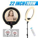 100W 22 Inch Ring Light FS-640II 3200K LED Ring Fill Light For Eyelash Beauty