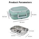 Electric Lunch Box Fast 60W Portable Food Warmer Removable 304 Stainless Steel