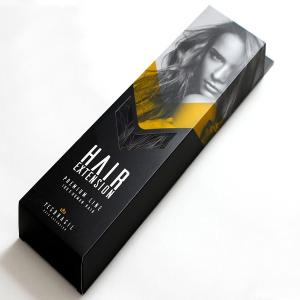 China Foldable Custom Hair Extension Boxes , OEM Service Luxy Hair Packaging factory