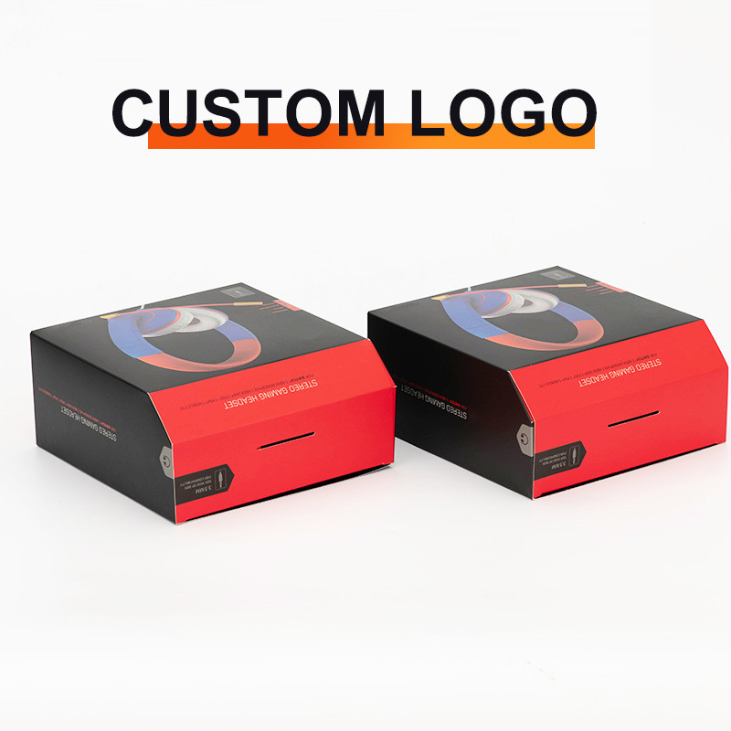 C1S Art Paper Electronics Packaging Box Foldable Fashion Design