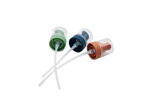 China 28mm Treatment Lotion Pump Dispenser Plastic With Various Colors For Bottles factory