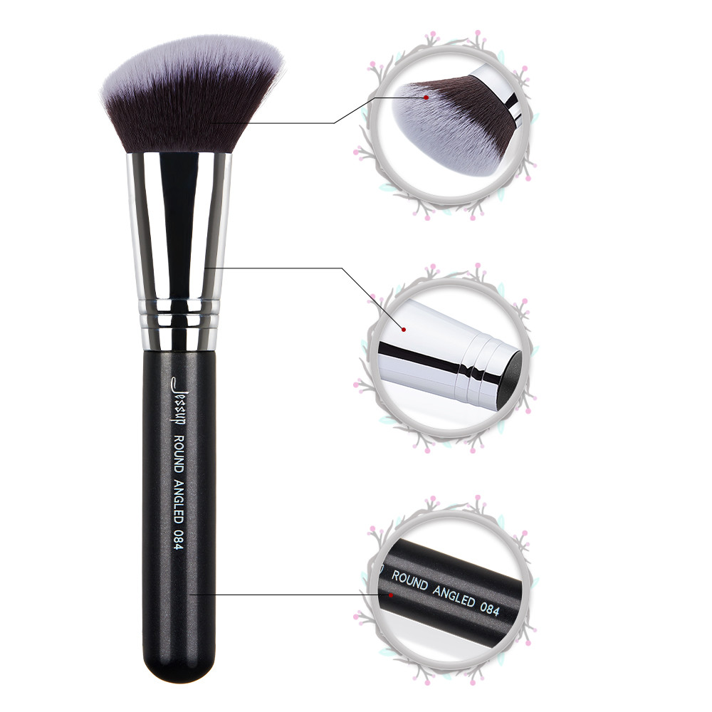 Soft 16.4cm Round Angled Brush No Fading And No Hair Dropping
