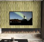 Waterproof Interior Metal Wall Covering 2mm Thickness With Glossy Finish