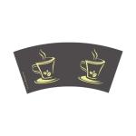 Custom Printed Disposable Coffee Paper Cup Fan 9oz Supply In China