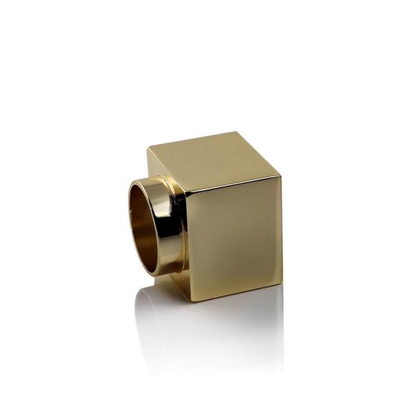 China OEM ODM Surface Electroplating Process Of Square Perfume Bottle Cap factory