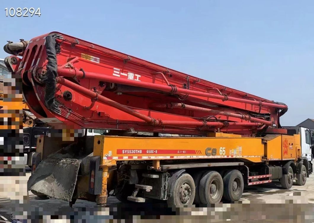 S Any Used Concrete Pump Truck 62m Mounted on Mercedes Chassis