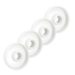 650kg Load Nylon Casters 7" Industrial Lift Truck Steering Wheels