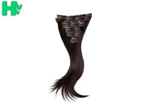 China Clip On Synthetic Hair Extensions factory