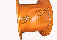Helical Spiral Grooved Drum Orange Winch Drum SS304 Material GJB Standard