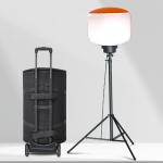 Events Telescopic Towable Light Tower 500W LED Balloon Mobile Light Tower For