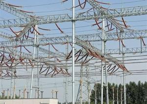 China 220kv Steel Lattice Tubular Electrical Substation Structure for Power Transmission and Distribution factory