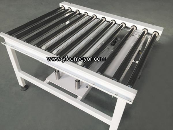 Stainless Steel Motorized Roller Conveyor,90 Degree Transfer Table
