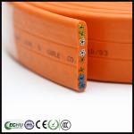 Flexible Flat Elevator Cable, ECHU Flat Traveling Cable