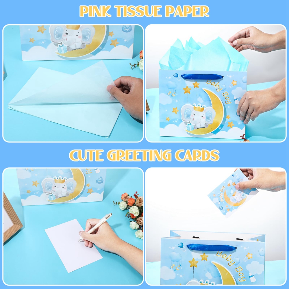 Custom Eco Friendly 250 Gsm Paper Shopping Bag With Ribbon Rope For Gift Packaging