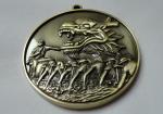 Custom Zinc Alloy / Pewter / Dragon / Brass Boat 3D Die Cast Medals for Souvenir