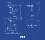 Small footprint and light weight cooperative robot can load 3kg fast layout