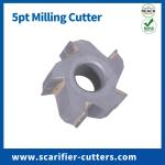 Drum / Shaft 5pt Milling Cutters For Electric Powered Scarifier Abrasives &