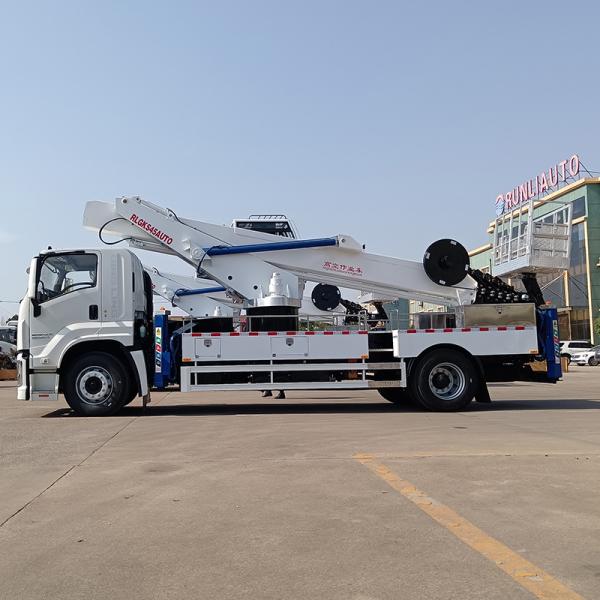 Factory Price New Diesel Desert-Optimized Isuzu AWP | Dust-Proof 45m Lift for Middle Eastern Solar Farms