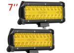 120W Amber Mini Light Bar Simple Wiring Combo Beam 6063 Stainless Steel