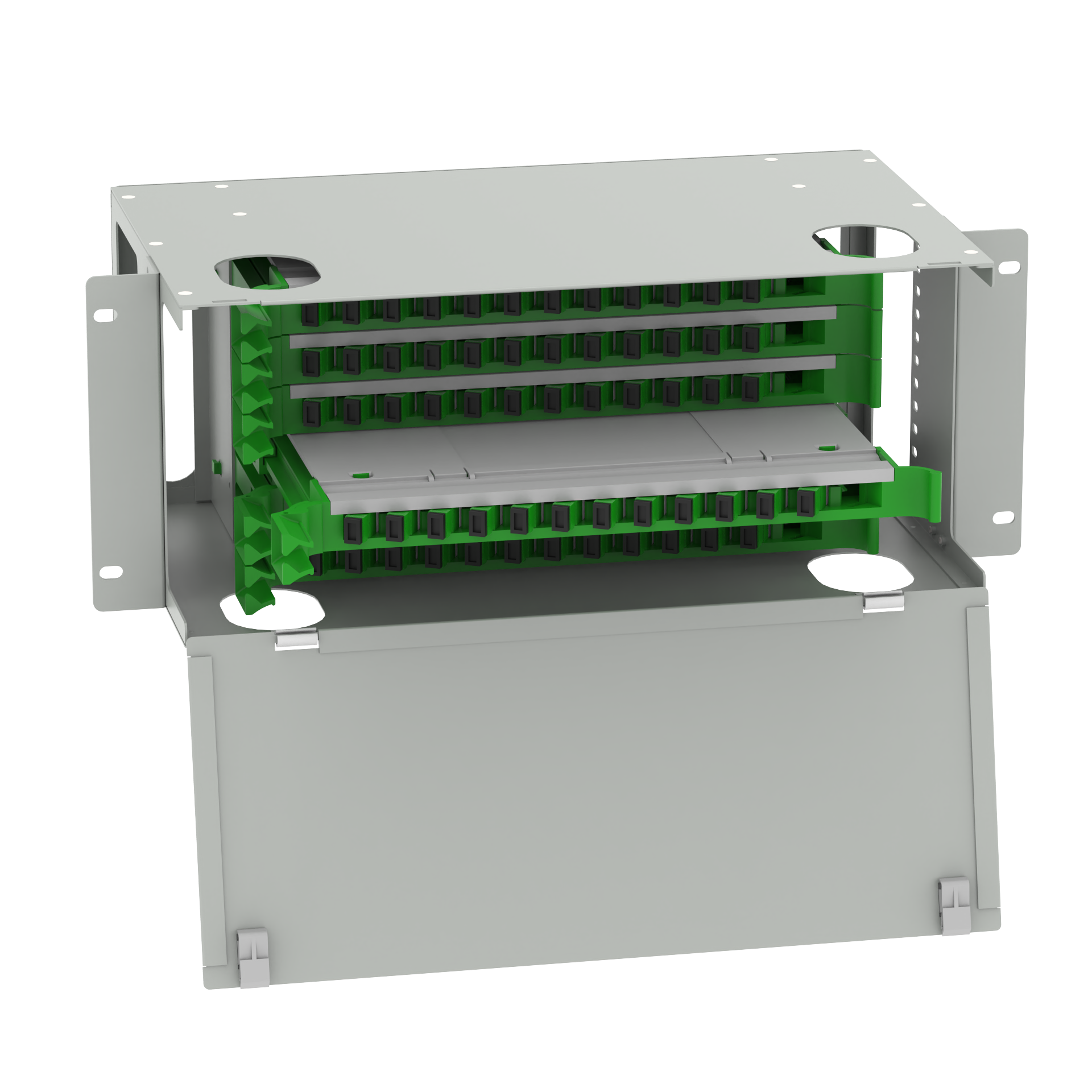 FTTX Sub Optic Distribution Frame 72 Port SC Type Fiber Optic Patchpanel for Distribution