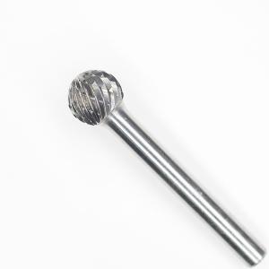 China 5/8&quot; X 9/16&quot; Carbide Ball Burr For Die Grinder 2-1/3 Inch Overall Length factory
