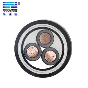 China YJV22 8.7/15KV Medium Voltage Power Cable Copper Core XLPE Insulated factory