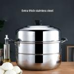 Steamer Pot Oem Hot Selling Large Stainless Steel 2/3 Layer Restaurants