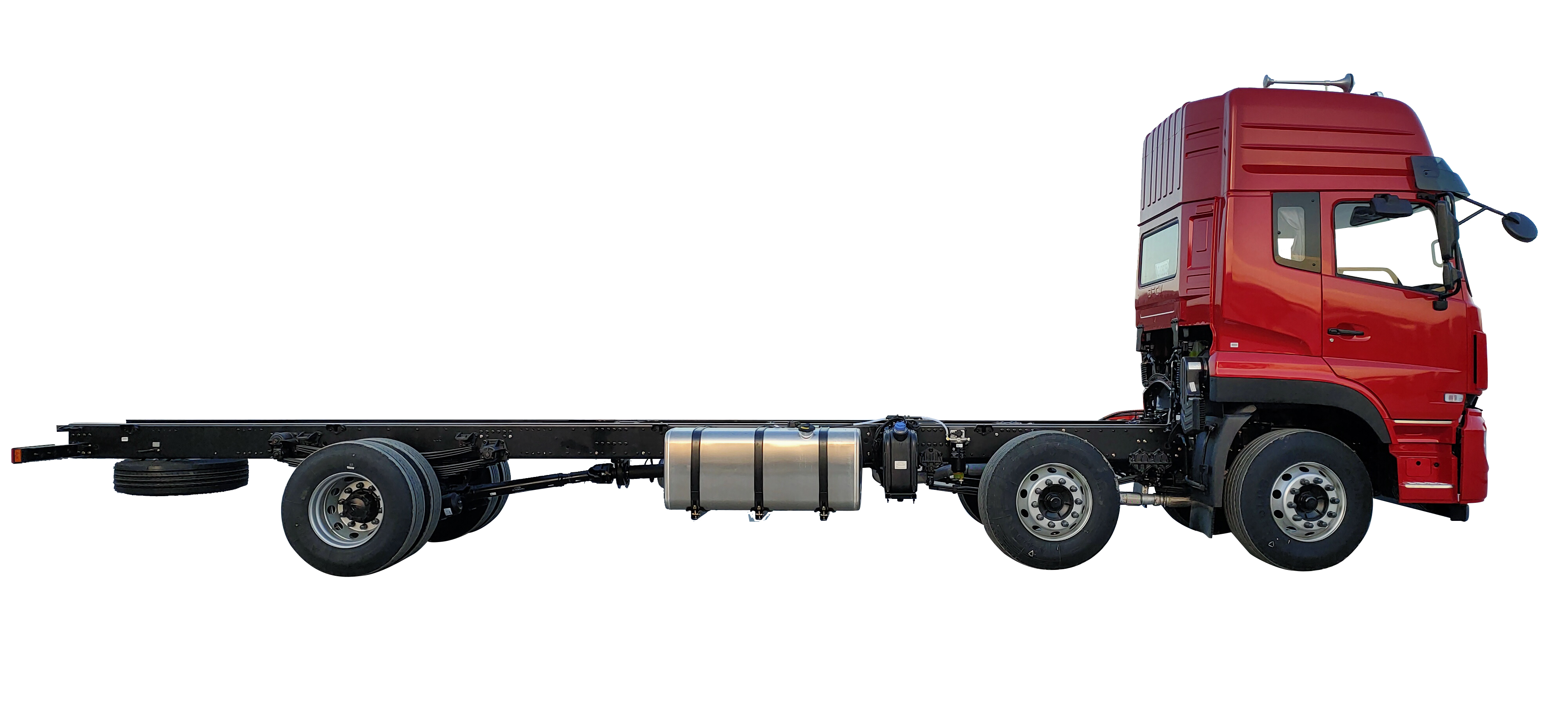 Dongfeng 6x2 350HP Yuchai Engine Manual Transmission Euro 5 Logistics Transportation Cargo Truck Chassis