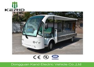 China Utility Electric Vehicle Cargo Bus With 7kW DC Motor Powered White Color factory