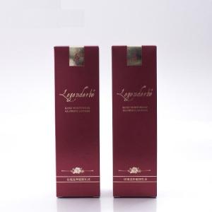 China 350gsm C1S ODM PMS Eco Friendly cosmetic printed boxes Hot Stamping Gold Foil factory