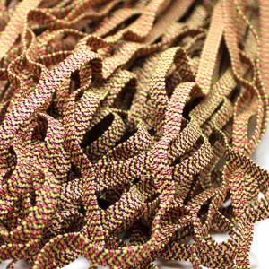 Knitted 3mm-10mm Braided Elastic Cord Double Fold Bias Tape Quilt Binding