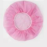 Laboratories 21" 24" 10GSM 14GSM Black Nonwoven PP Disposable Hairnet Round